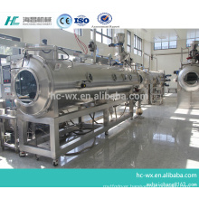 Belt vacuum powder continuous dryer for calcium carbonate partical